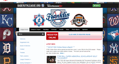 Desktop Screenshot of franklinyouthbaseball.com